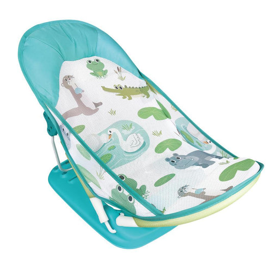 Deluxe Pillow-Free Baby Shower Chair - Baby Bather With 3-Position Recline